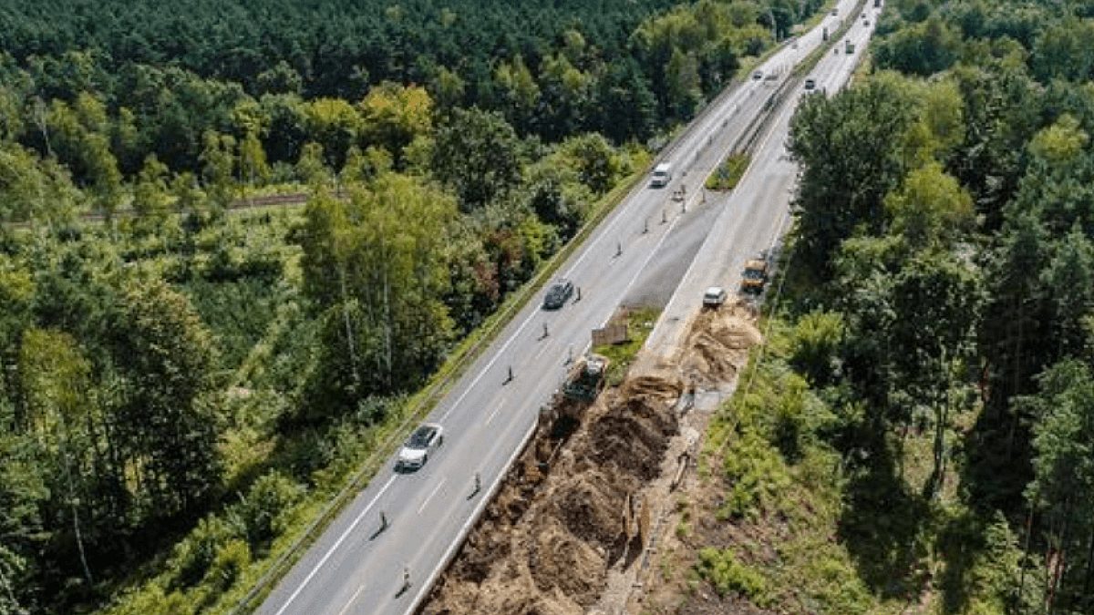 Zdjęcie 4 Budowa drogi ekspresowej S1 Podwarpie Dąbrowa Górnicza