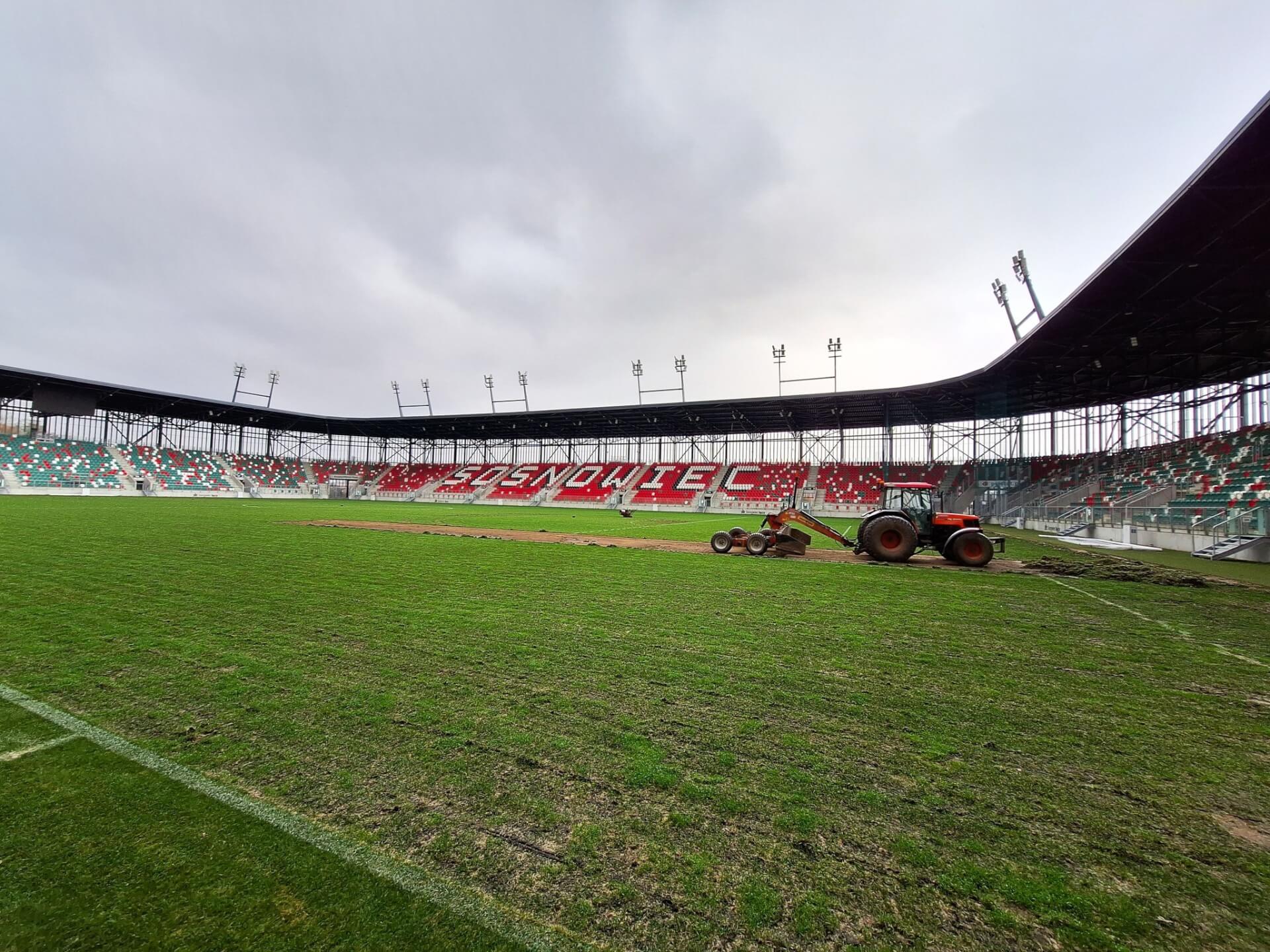 Na stadionie w Sosnowcu pojawi się nowa murawa