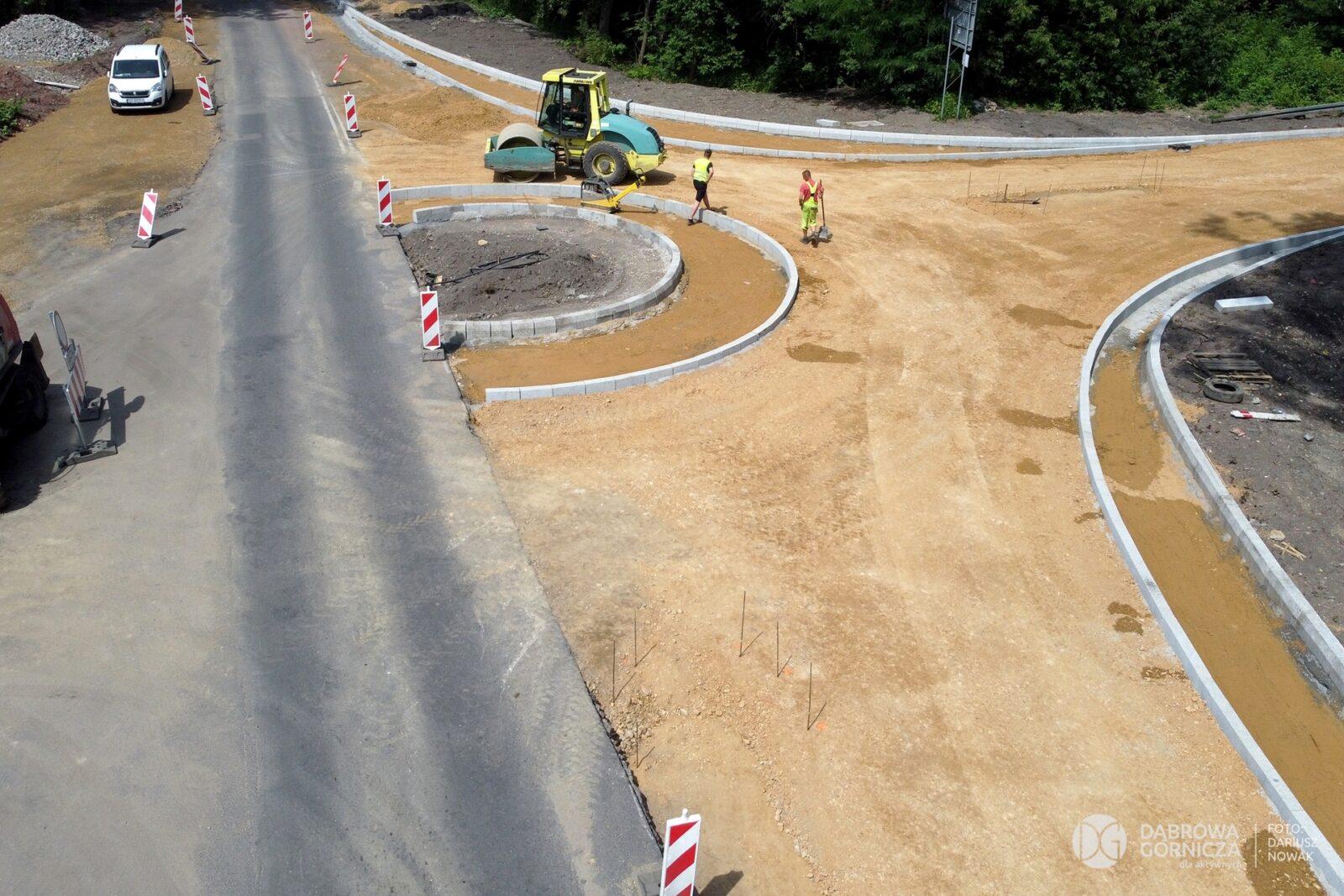 Nowe rondo na Staszica w Dąbrowie Górniczej