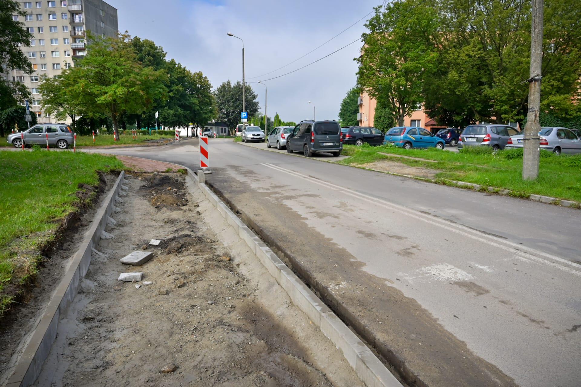 Remont ulic na osiedlu Syberka w Będzinie