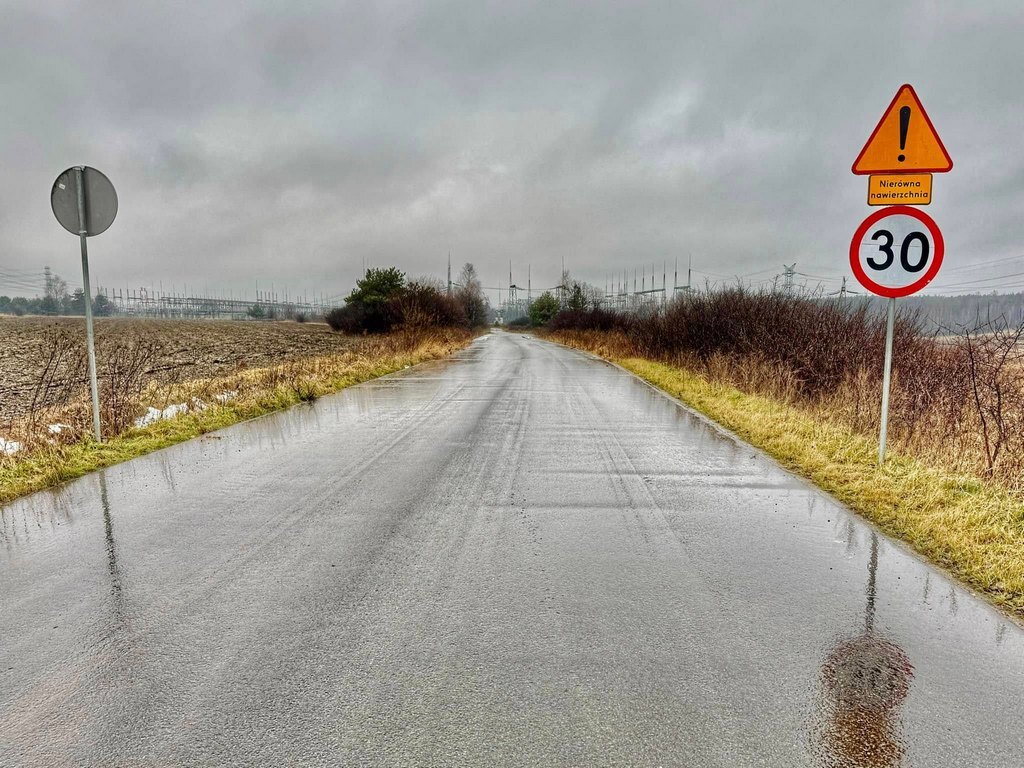 Dąbrowa Górnicza, ul. Zygmunta Różyckiego. Styczeń 2025.