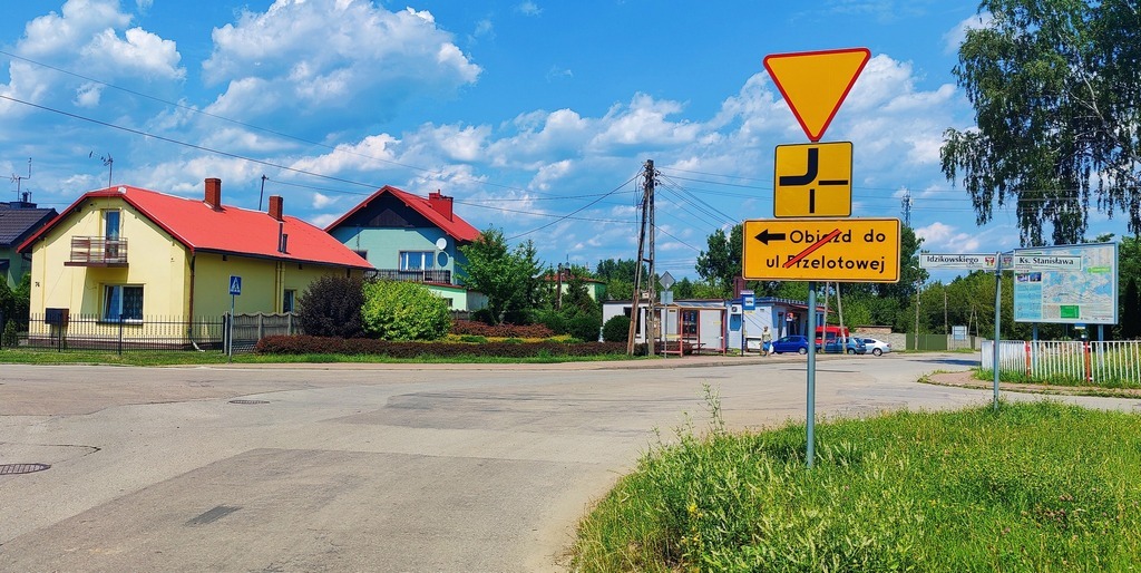 Dąbrowa Górnicza, ul. Zygmunta Różyckiego przed przebudową.