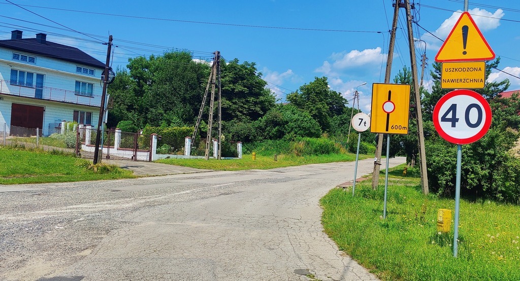 Dąbrowa Górnicza, ul. Zygmunta Różyckiego przed przebudową.