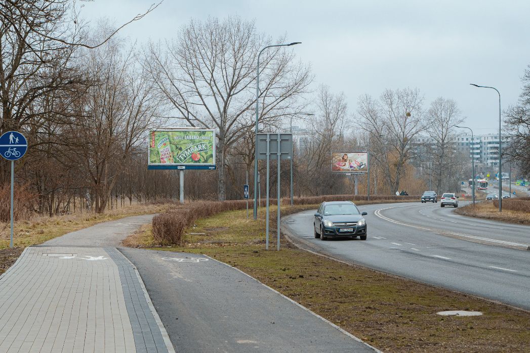 Sosnowiec-Zagorze. Ulica ks. Franciszka Blachnickiego przed przebudową. Styczeń 2025.