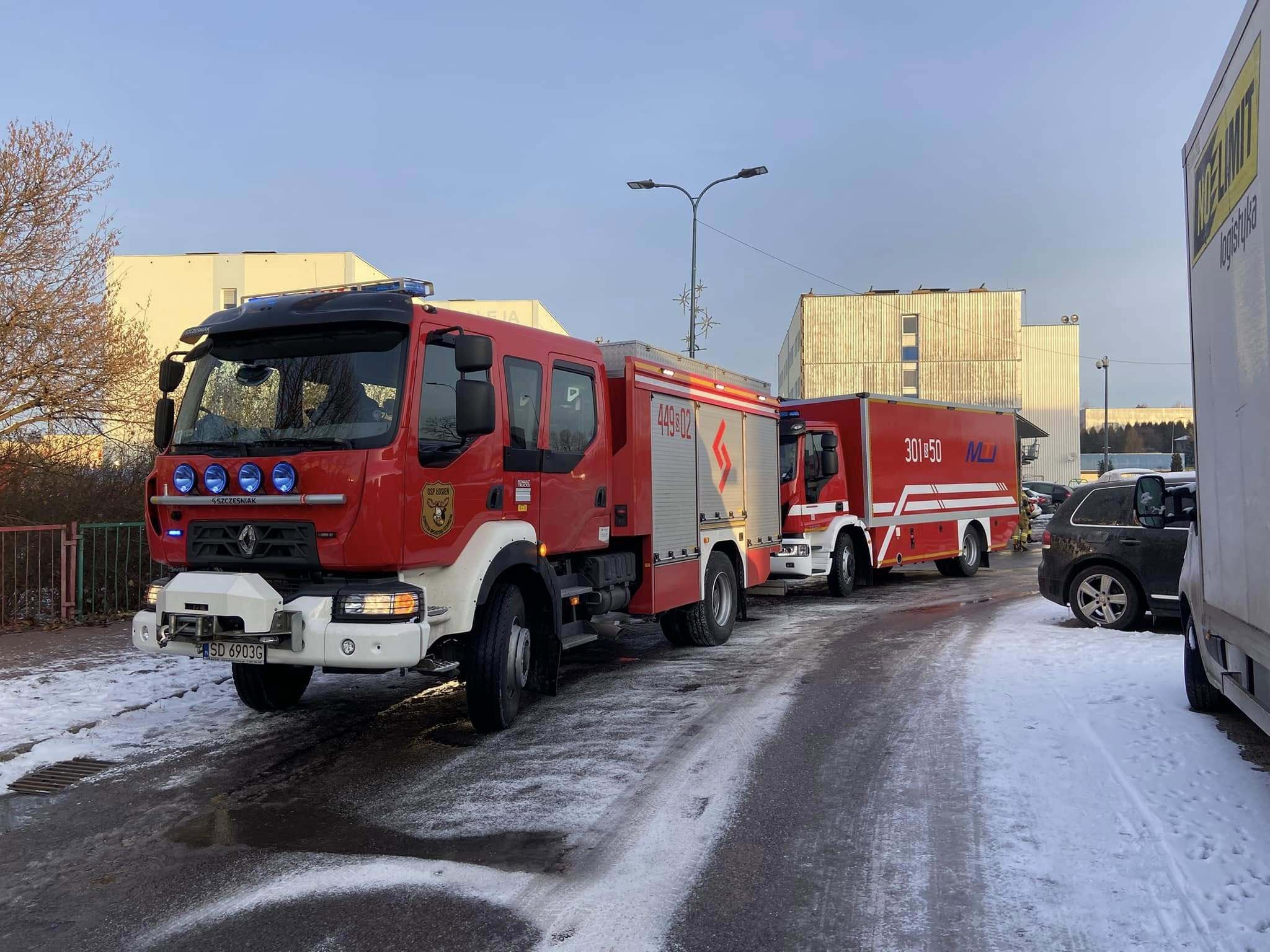 Pożar budynku dawnego przedszkola, Dąbrowa Górnicza