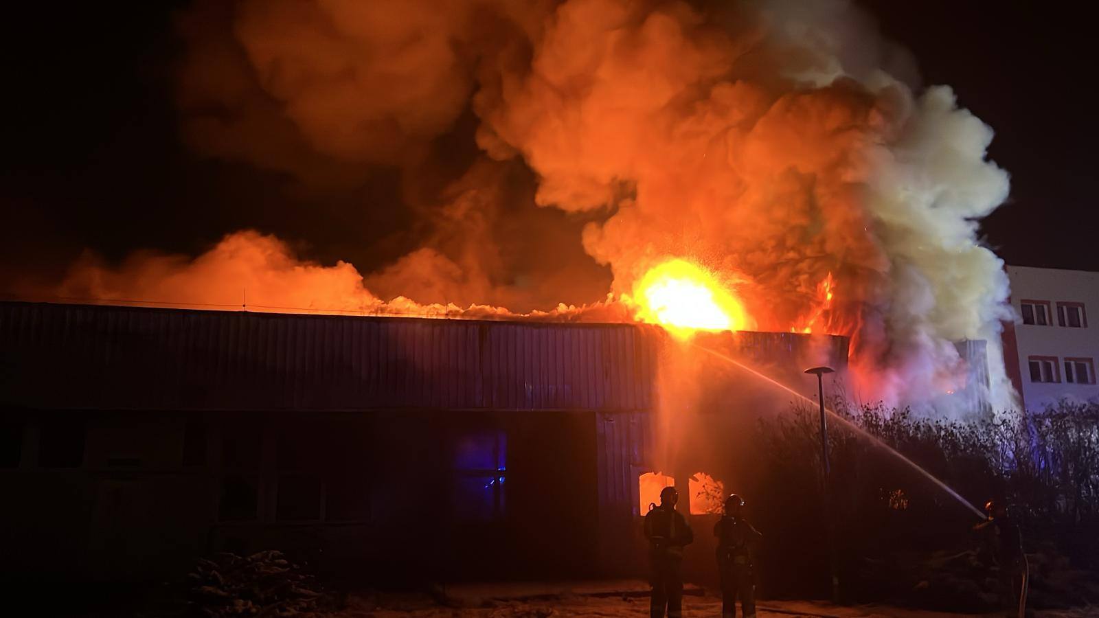 Pożar budynku dawnego przedszkola, Dąbrowa Górnicza