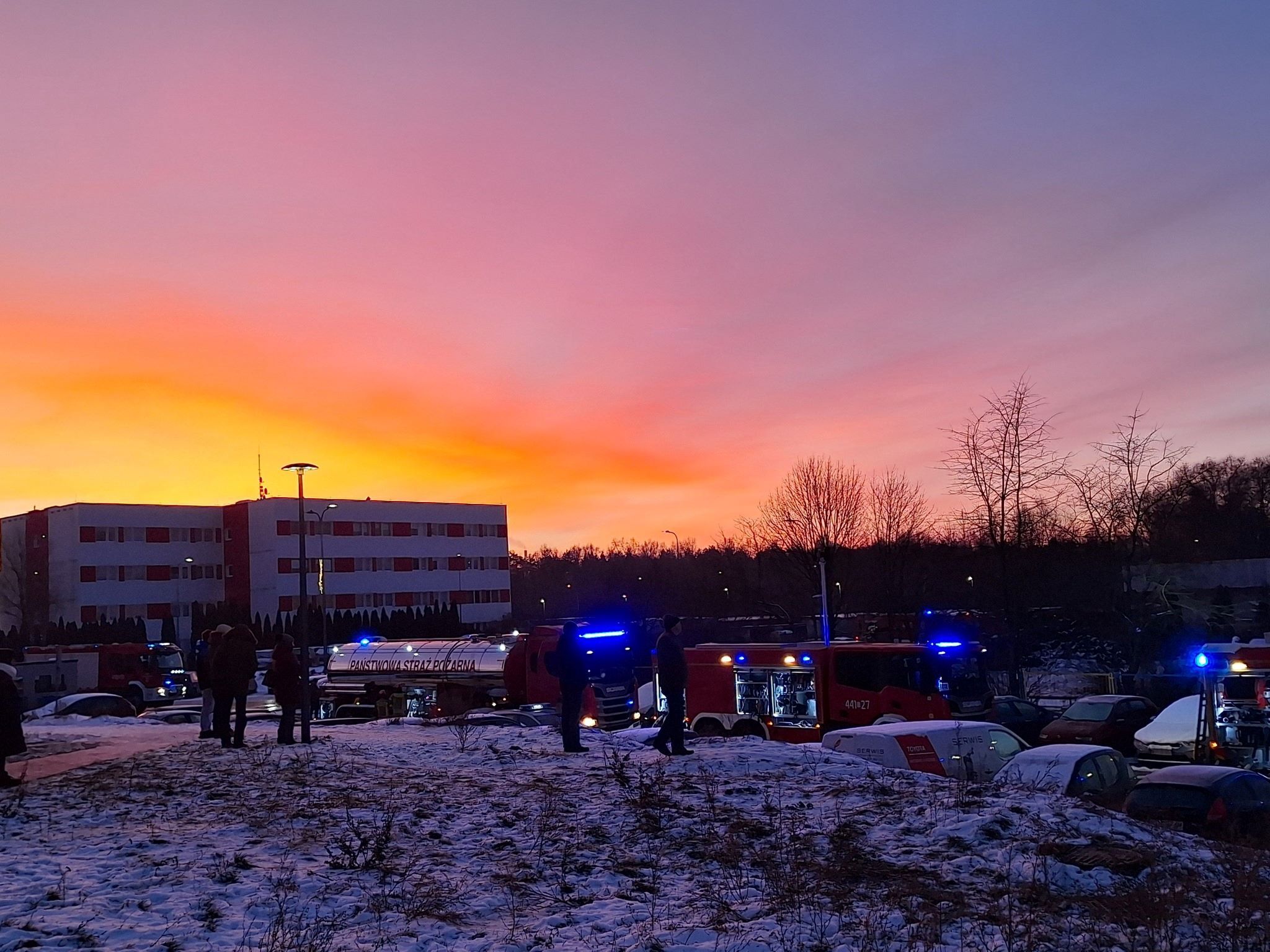 Pożar budynku dawnego przedszkola, Dąbrowa Górnicza